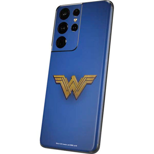 DC Comics Wonder Woman Movie Emblem Galaxy S21 Ultra 5G Skin